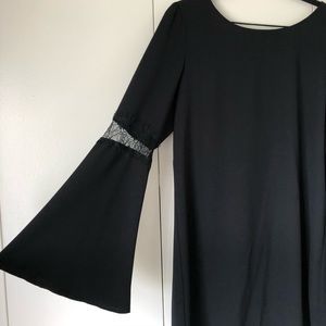 Leith Bell Sleeve Black Dress (M)